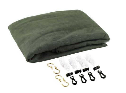 Coghlan's Single Wide Rectangular Mosquito Net, Green, 240 Holes Per Square Inch Netting, 32 x 78 x 59 inches