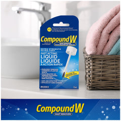 Compound W Wart Remover, Extra-Strength Fast Acting Liquid Salicylic Acid - 10ml - For Common/Plantar Wart Removal