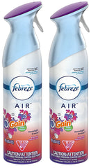 Febreze Air Refresher - with Gain Moonlight Breeze Scent - with New OdorClear Technology - Net Wt. 8.8 OZ (250 g) Per Bottle - Pack of 2 Bottles