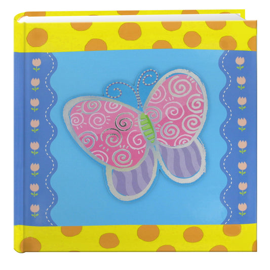 Pioneer Photo Albums 200-Pocket 3-D Butterfly Applique Cover Photo Album, 4 by 6-Inch