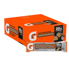 Gatorade Whey Protein Bars - Peanut Butter Chocolate, 12 Bars, 960 g