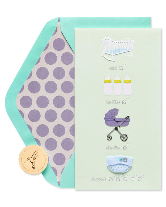 Papyrus Baby Shower Card (Big Changes)