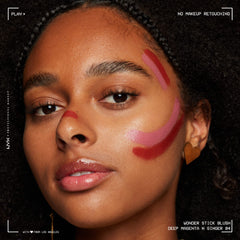 NYX PROFESSIONAL MAKEUP, Wonder Blush, Cream Blush Duo, Infused with Hyaluronic acid - DEEP MAGENTA AND GINGER