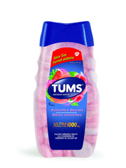 TUMS Ultra Strength Antacid for Heartburn Relief, Assorted Berries, 160 tablets
