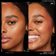 NYX PROFESSIONAL MAKEUP, Wonder Blush, Cream Blush Duo, Infused with Hyaluronic acid - DEEP MAGENTA AND GINGER