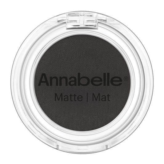 Annabelle Matte Single Eyeshadow, 58 Ebony, Soft & Silky Texture, Highly Pigmented Shades, Long-Lasting, Cruelty-Free, Paraben-Free, Fragrance-Free, 1.5 g