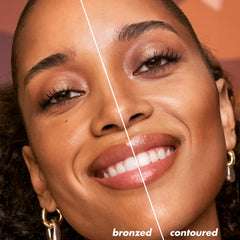 e.l.f. Camo Liquid Bronzer & Contour, Silky Pigmented Formula, Long-Lasting Glow for A Sun-Kissed, Sculpted Finish, Vegan & Cruelty-Free, 4 Light/Medium