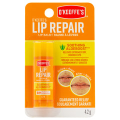 O'Keeffe's Lip Repair Balm, Citrus Infused with Aloeboost, Sun Safe Moisturizer for Extremely Cracked, Dry Lips, 0.15 oz, Pack of 1