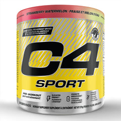 Cellucor C4 Sport Pre Workout Powder - Preworkout Energy with Creatine, Beta-Alanine, and 135mg Caffeine - NSF Certified for Sport - Strawberry Watermelon, 30 Servings