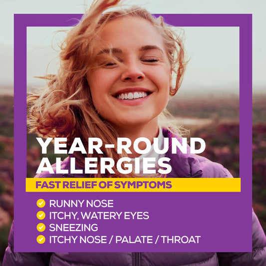 Allegra 12 Hour Allergy Medication, Non Drowsy, Fast, Multi-Symptom Allergy Relief Medicine for Sneezing, Runny Nose, Itchy/Watery Eyes, Throat or Palate, Fexofenadine Hydrochloride 60 mg, 36 Tablets