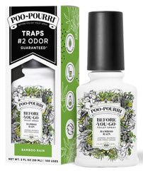 Poo-Pourri Before-You-Go Toilet Spray, Bamboo Rain, 2 Fl Oz - Jasmine, Bamboo and Fresh Grass