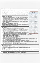 Alli Weight Loss Diet Pills, Orlistat 60 mg Capsules, Non Prescription Weight Loss Aid, 120 Count Refill Pack