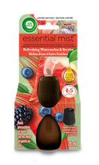 Airwick Essential Mist Air Freshener Plug In refills, Refreshing Watermelon & Berries, Infued with natural essential oils for an incredible aroma, 1 count
