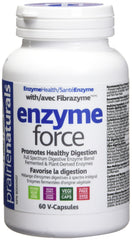 Prairie Naturals Enzyme Force - Full Spectrum Plant Enzyme with FibraZyme VCaps - 60 Count