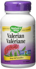 Nature's Way Valerian Root Extract - Nighttime Sleep Support - Valerian supplement β Gelatin Free, Non-GMO - 90 Vegetarian Capsules