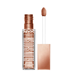 NYX PROFESSIONAL MAKEUP, Ultimate Glow Shots, Liquid Eyeshadow, 12hr wear - GOLDEN GOJI