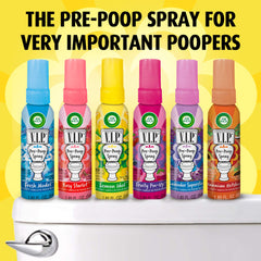 Airwick VIPOO Toilet Pre-Poop Spray, Lemon Scent, 55 ml