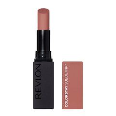 REVLON Lipstick, ColorStay Suede Ink, Built-in Primer, Infused with Vitamin E, Waterproof, Smudgeproof, Matte Color, 002 No Rules (Pack of 1)