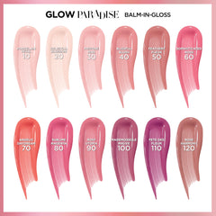L’Oréal Paris Glow Paradise Balm-in-Gloss, Lip Balm, Non-Sticky Liquid Lip Balm with Pomegranate Extract & Hyaluronic Acid for Sensitive Lips, Dermatologist Tested, Celestial Blossom, 0.23 fl. oz.
