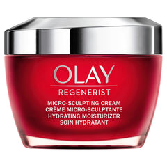 Olay Face Moisturizer, Regenerist Micro-Sculpting Facial Cream for Women - Instant Hydration, Anti-Aging, Anti-Wrinkle, Firming Skin Care - Hyaluronic Acid, Niacinamide, Amino Peptides, 50 mL