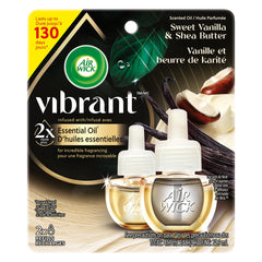 AIR WICK® SCENTED OIL - Refill - 0+2 Vibrant™ Sweet Vanilla & Shea Butter 2x23.9 mL