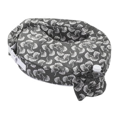 My Brest Friend Original Nursing Pillow – Comfortable Breastfeeding Support Feeding Pillow with Firm Flat Cushion, Wrap-Around Fit, Adjustable Strap & Soft Slipcover – Grey Flowing Fans