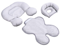 Jolly Jumper 3-in-1 Baby Hugger - Infant Car Seat & Stroller Insert - 2-Piece Removable Head Support Pillow & Cushion for Travel & Daily Use