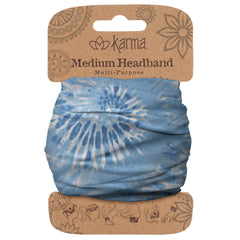 Karma Gifts Women's Half Headband, Accessory, Blue Tie Dye, No Size