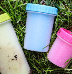 Dexas MudBuster Portable Dog Paw Cleaner, Medium, Blue - Premium Quality Pet Supplies and Accessories