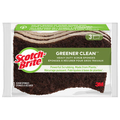 Scotch-Brite Greener Clean Scrub Sponge- 3 Pack