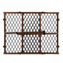 Evenflo Position & Lock Adjustable Wood Baby Gate (Farmhouse Collection)