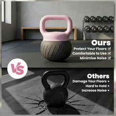 Soft Kettlebell, 11lb Kettle Bell with Anti-Slip Grip for Home Gym Weight Lifting and Strength Training