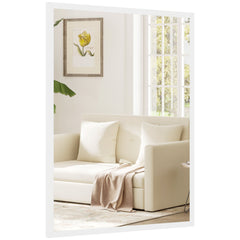 22" x 30" Bathroom Mirror for Wall, Rectangular Mirror for Living Room, Bedroom, Entryway, Black