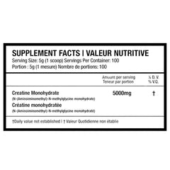 Beyond Yourself CREATINE MONOHYDRATE, 100 Servings