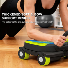 Ab Wheel Roller, Automatic Rebound Abdominal Wheel, Core Training Equipment with Phone Holder and Foldable Handle