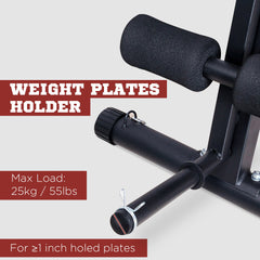 Foldable Press Bench Adjustable Dumbbell, Weight Training Bench Exercises Gym Chair, Black & Red