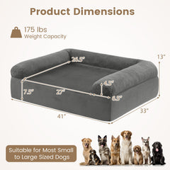 Dog Crate Furniture & Cooling Gel Dog Bed for Small and Medium Dogs