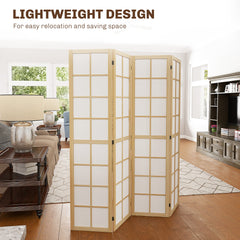 3 Panel Room Divider, 5.6 ft Folding Wall Divider Room Partition for Home Office, Bedroom, Black