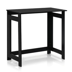 Folding Console Table with Foldable Legs-Black