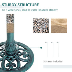 27'' Bird Bath Outdoor Resin Decor with Fleur De Lis Pattern, Time-Worn Finish