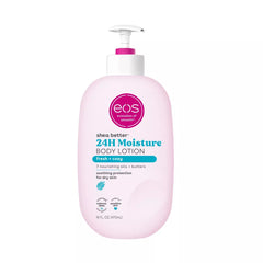 eos Shea Butter Body Lotion-  24-Hour Moisture Skin Care, Lightweight & Non-Greasy, Made with Natural Shea, Vegan, 16 fl oz