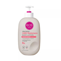 eos Shea Butter Body Lotion-  24-Hour Moisture Skin Care, Lightweight & Non-Greasy, Made with Natural Shea, Vegan, 16 fl oz