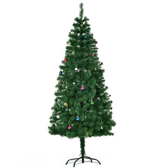 4.9ft Green Christmas Tree Artificial Xmas Holidays Party with Decoration Ornament