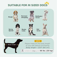 24" Dog Crate with 2 Doors, Folding Metal Dog Cage with Soft Cushion, Removable Tray, Handle for Extra Small Dogs, Black