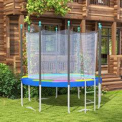 14FT Trampoline Spring Cover, Trampoline Pad Replacement, Waterproof and Tear-Resistant, All-Weather Trampoline Accessories, Multi-Colored