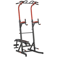 Power Tower Pull Up Bar Station for Home Gym Training Workout Equipment With Sit Up Bench