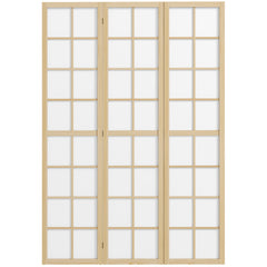 3 Panel Room Divider, 5.6 ft Folding Wall Divider Room Partition for Home Office, Bedroom, Black