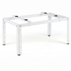 Mini Split Ground Stand Adjustable for 9000-36000 BTU Ductless Air Conditioners Heat Pump-White