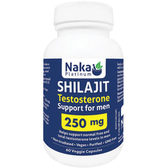 Naka Platinum SHILAJIT TEST SUPPORT FOR MEN, 60 VCaps
