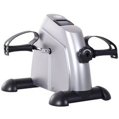 Portable Mini Pedal Exercise Bike Indoor Cycle Fitness Arm Leg w/ LCD Display, Black